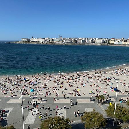 Piso Con Vistas A La Playa De Riazor Apartman A Coruña Kültér fotó