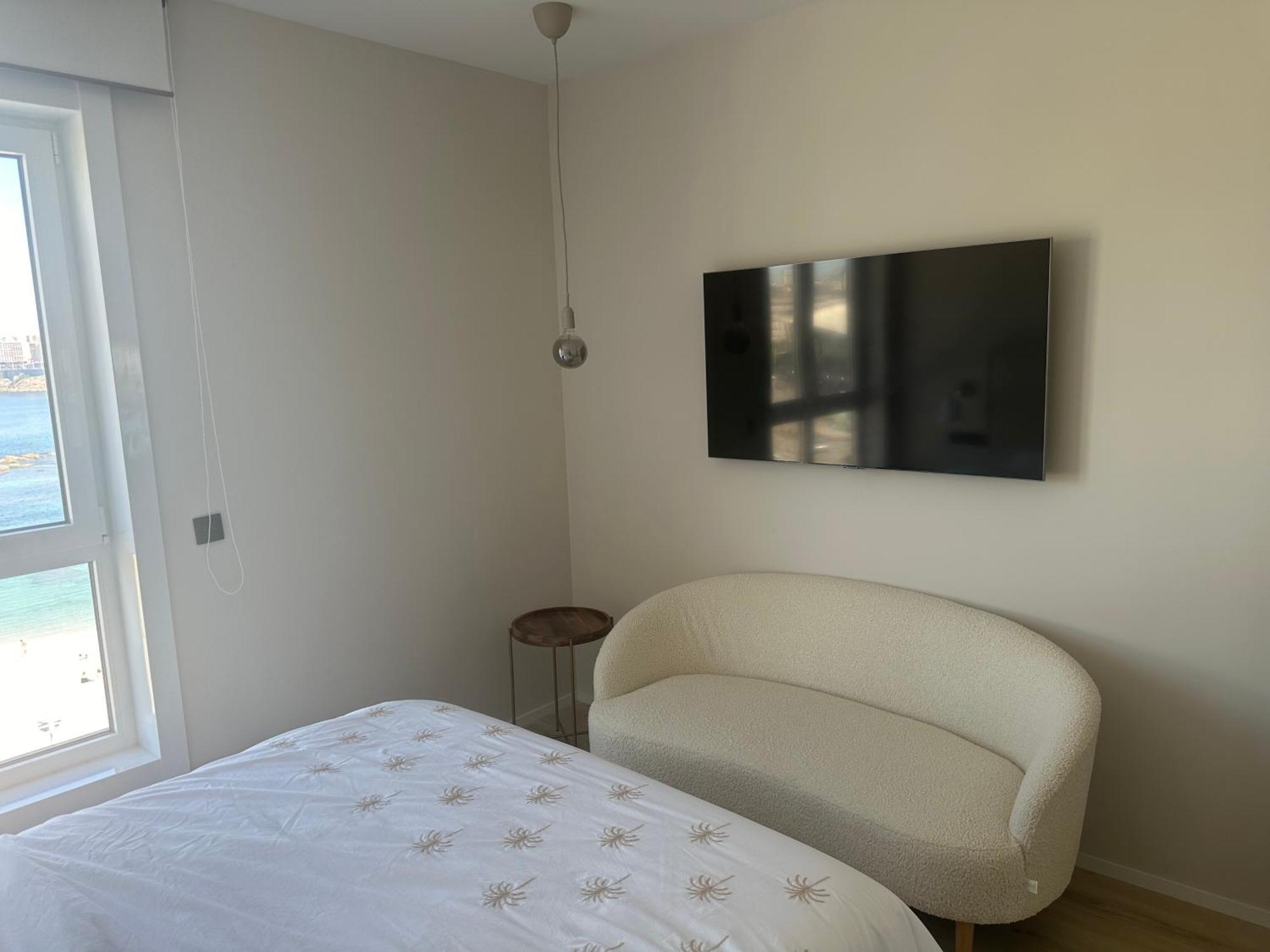 Piso Con Vistas A La Playa De Riazor Apartman A Coruña Kültér fotó