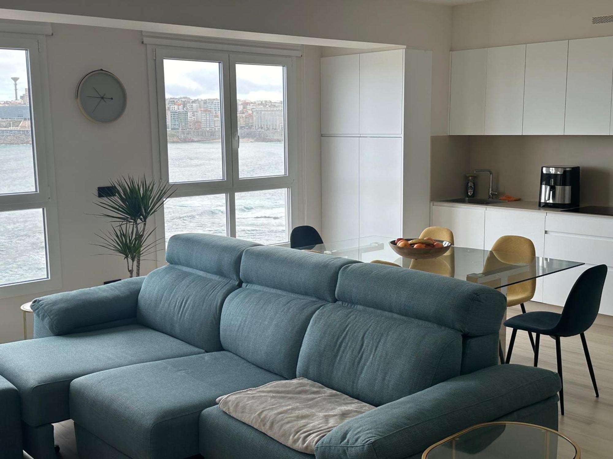 Piso Con Vistas A La Playa De Riazor Apartman A Coruña Kültér fotó