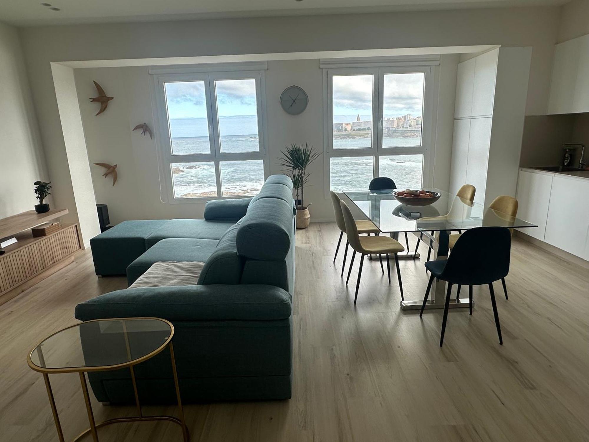 Piso Con Vistas A La Playa De Riazor Apartman A Coruña Kültér fotó